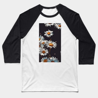 Floral Pattern 3 Baseball T-Shirt